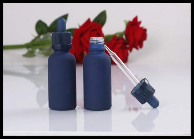 Бутылки Чильдпрооф ароматерапии крышки стеклянные, бутылки синего стекла 30мл для эфирных масел